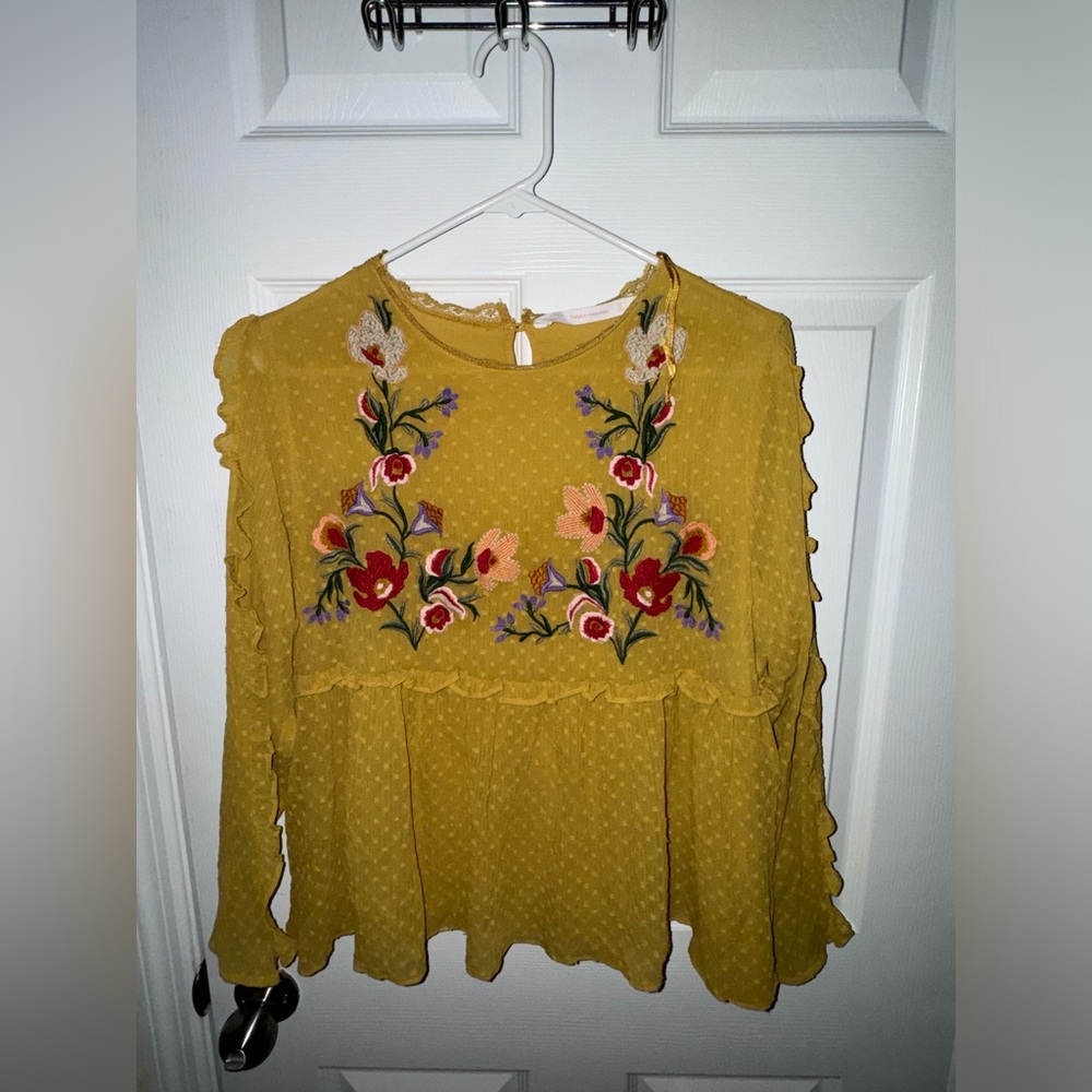 ZARA Yellow Top